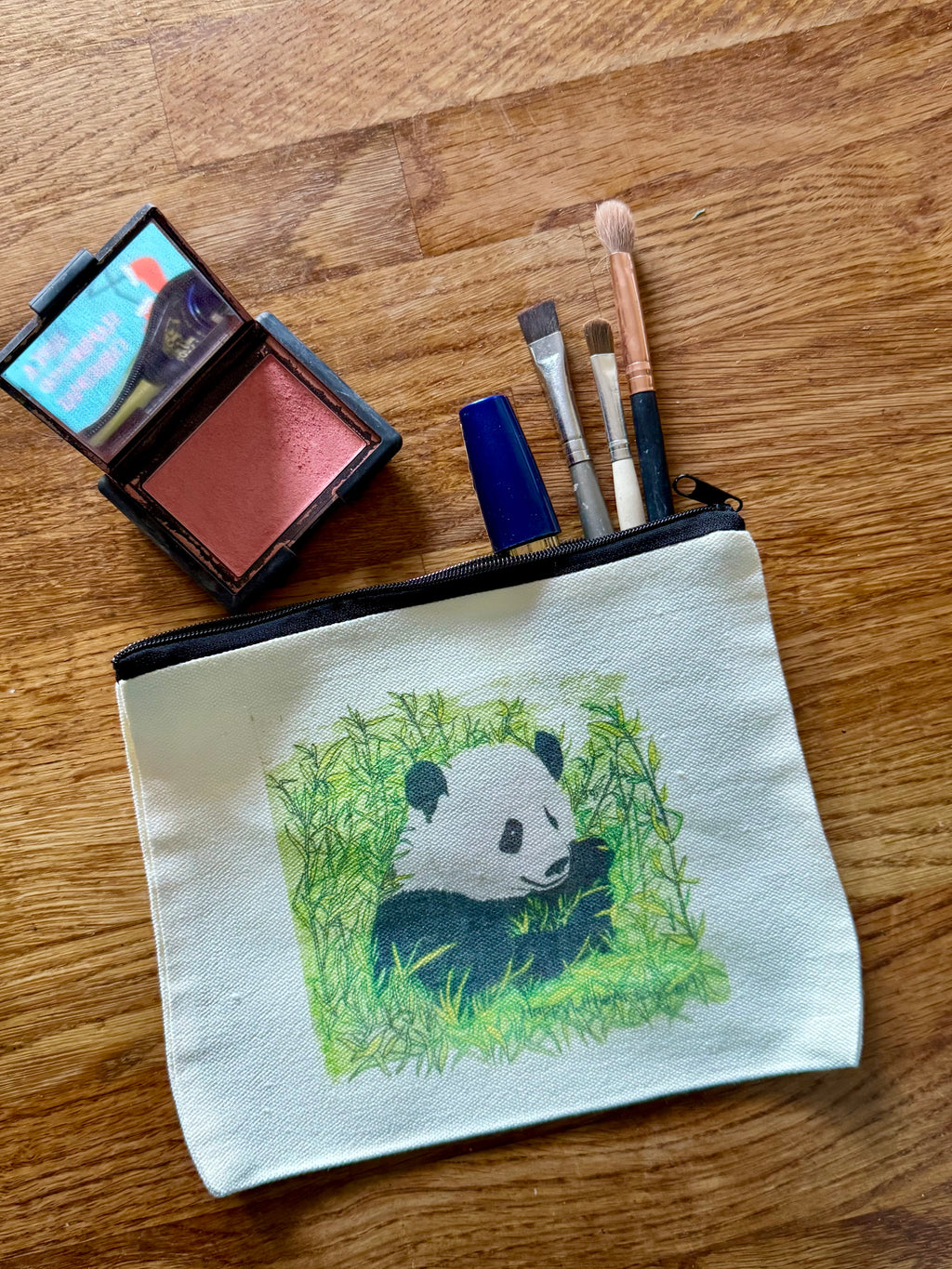 Cute panda pencil case/makeup bag